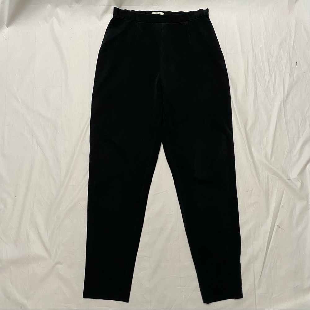 GAP - black cotton loose leggings - 95% cotton - high waist - side opening
